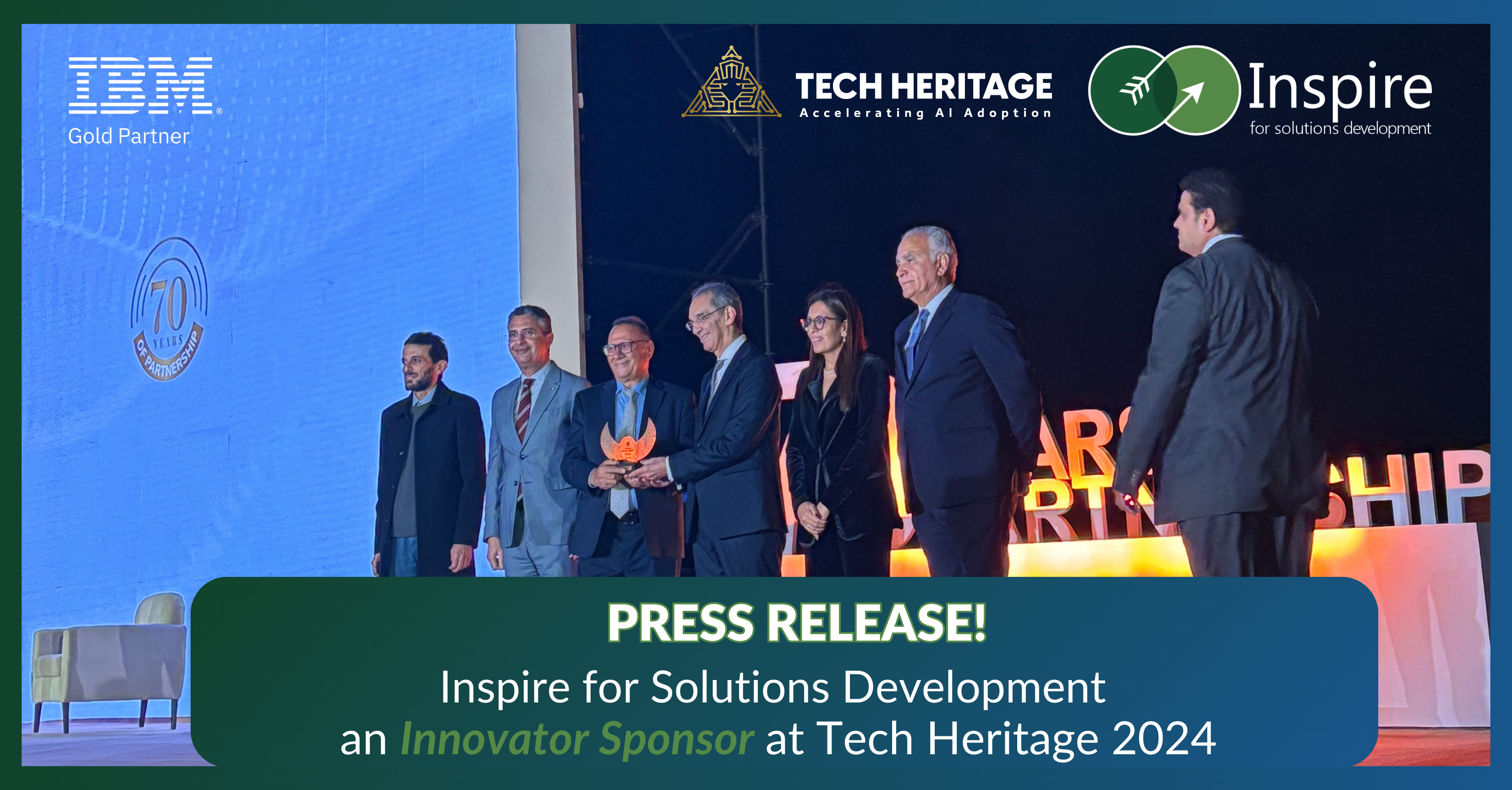Inspire Innovator Sponsor at the Tech Heritage Event