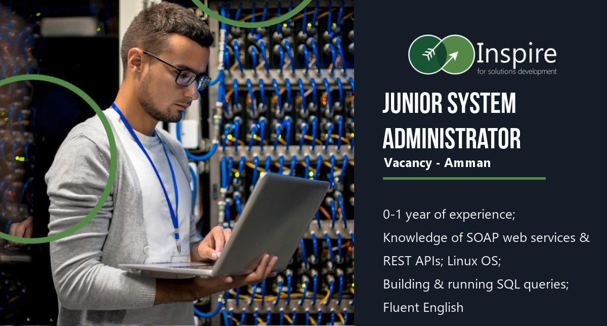 Junior System Administrator Vacancy in Amman