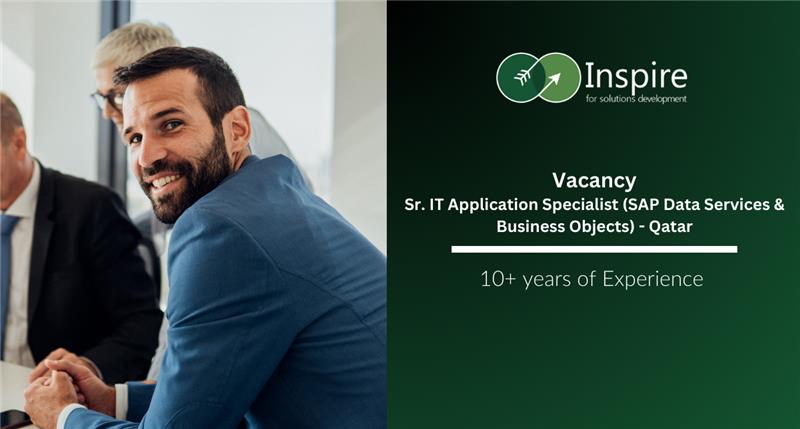 vacancy Senior Mobile Application Specialist in Qatar