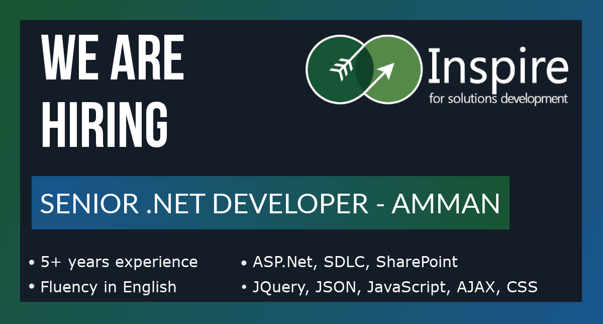 Senior .Net Developer Vacancy
